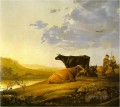 牛の古典的な風景